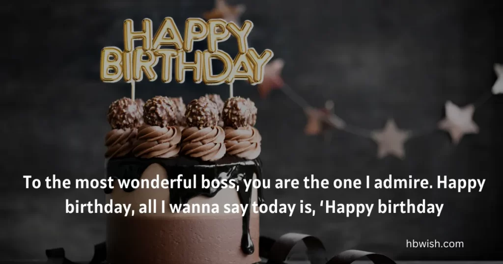 Birthday Quotes For Boss