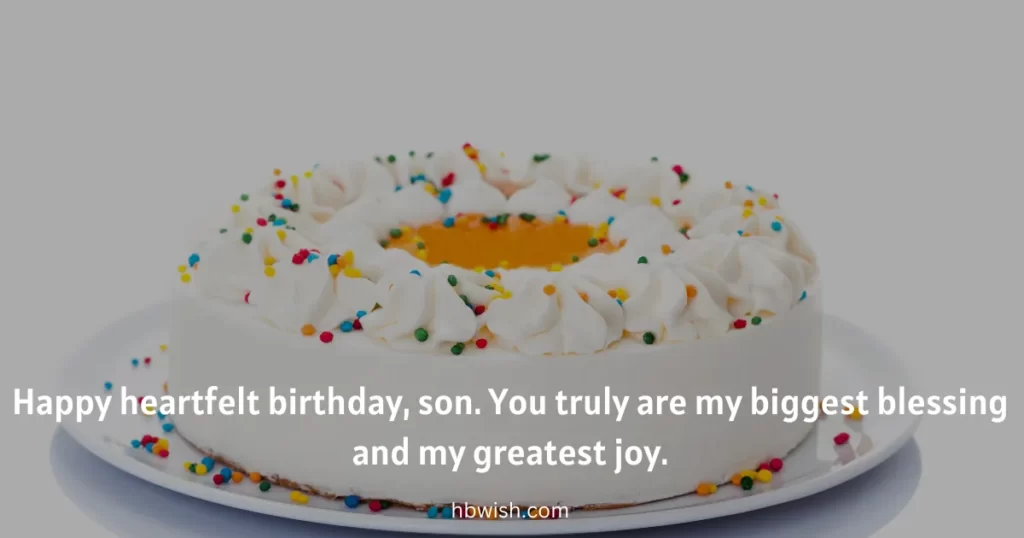 Birthday Wishes For Son From Mom